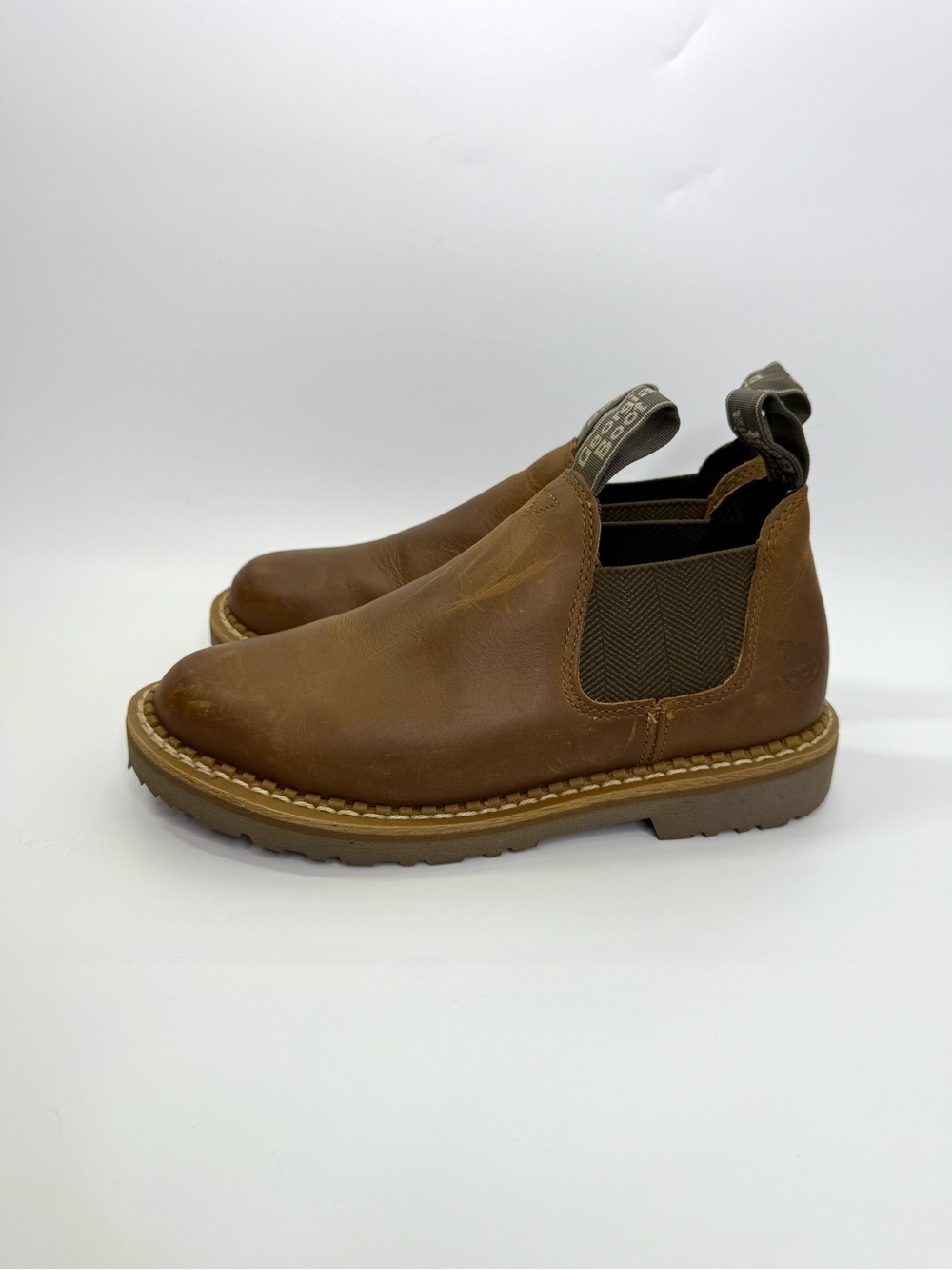 Georgia Giant Revamp Soft Toe Romeo Chelsea Boots Brown 7.5
